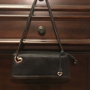 Black and brown Brighton clutch/ handbag